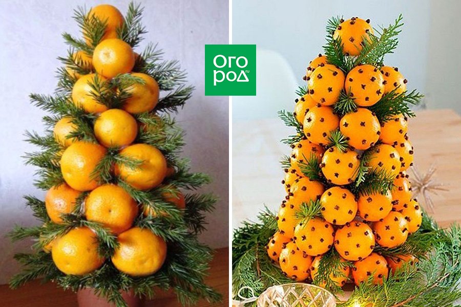 Поделки к Новому году из цветной бумаги — пошаговый мастер-класс как сделать мандаринку для елки.